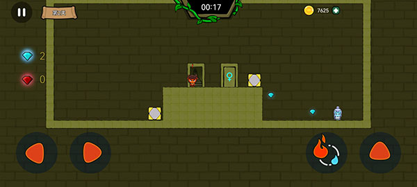 冰火人冒险闯关双人无敌版